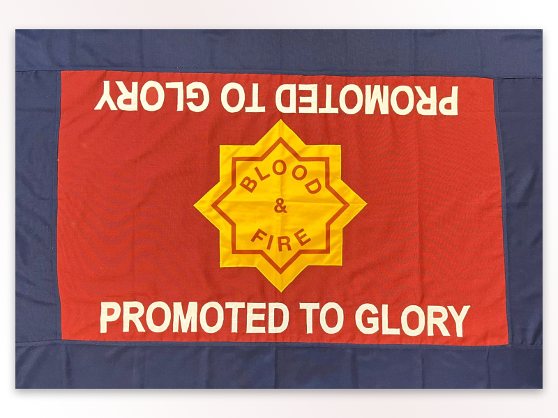 Promoted to Glory Flag 46 x 3'